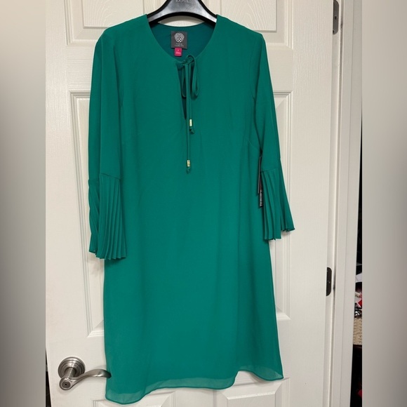 Vince Camuto Dresses & Skirts - New - Vince Camuto Teal Long Sleeve Dress